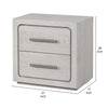 Thorne Nightstand | White Oak Solid Rubberwood | 27’’ BM339243
