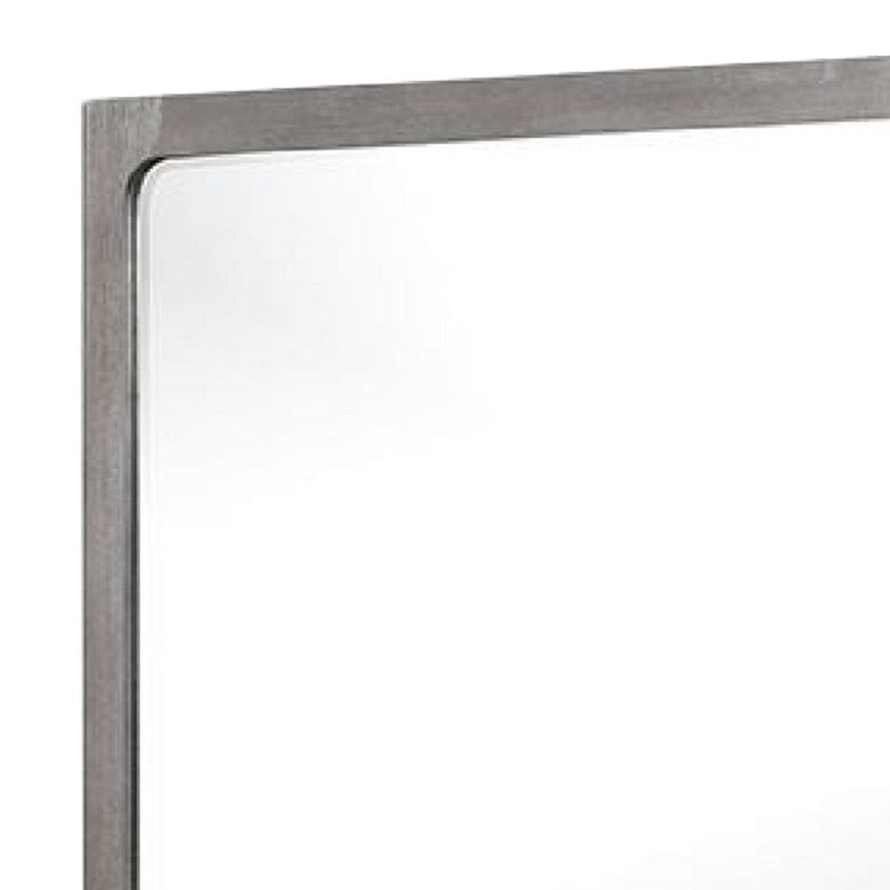 Thorne Dresser Mirror | Warm Gray Rubberwood | Beveled Edge | 40’’ BM339244