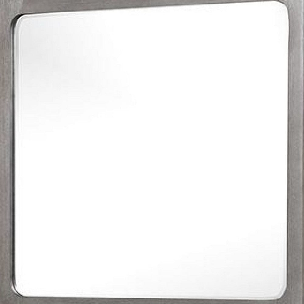 Thorne Dresser Mirror | Warm Gray Rubberwood | Beveled Edge | 40’’ BM339244