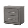 Thorne Nightstand | 2 Drawers w Top Felt Lining | Warm Gray | 27"