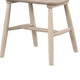 Baylee Side Dining Chair Set of 2 | Spindle Back | Tapered Legs | White Oak Wood
