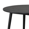 Yely Round Dining Table | Shaker-Style Legs | Black Rubberwood | 42’’ BM339248