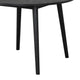 Yely Round Dining Table | Shaker-Style Legs | Black Rubberwood | 42’’ BM339248