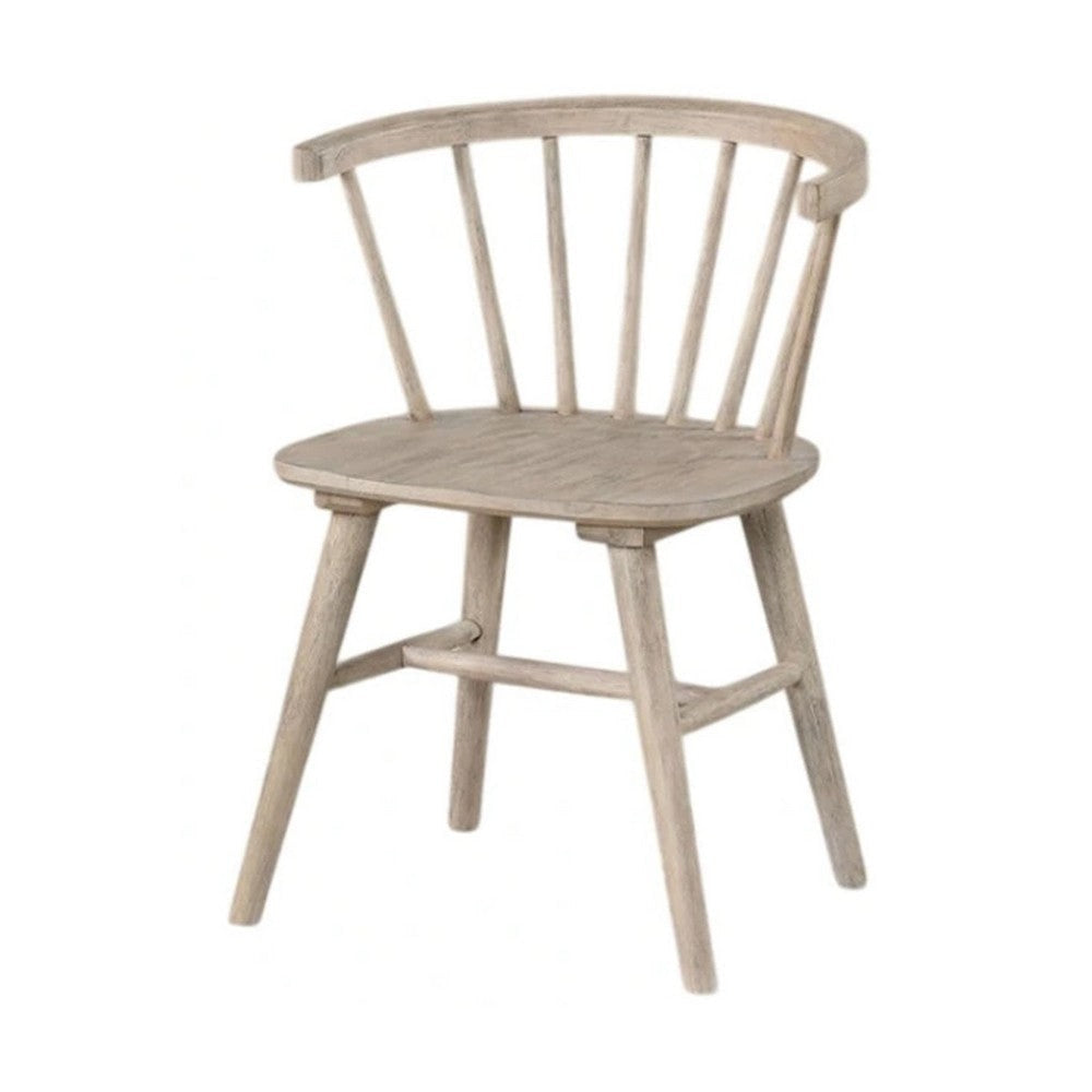 Yely Dining Chair Set of 2 | Spindle Back & Shaker Legs | Black Wood