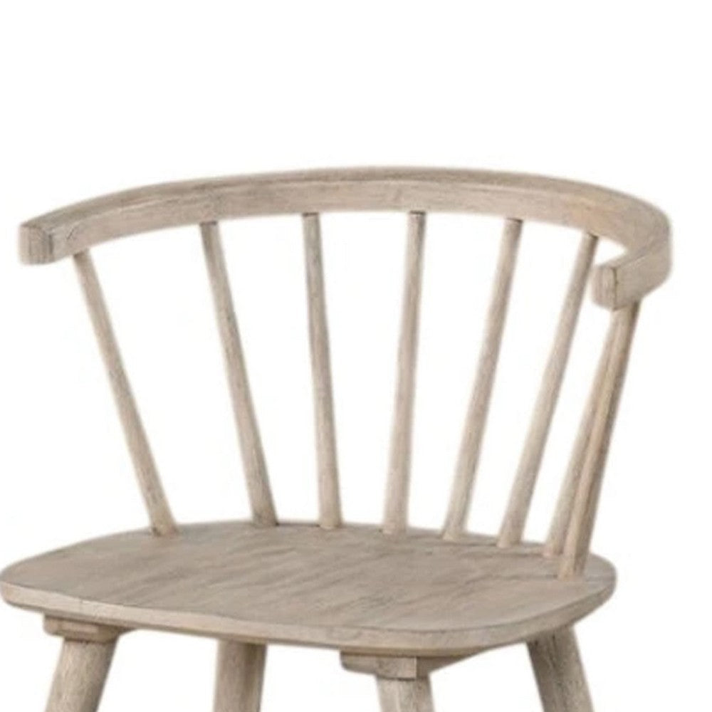 Yely Dining Chair Set of 2 | Spindle Back & Shaker Legs | Black Wood