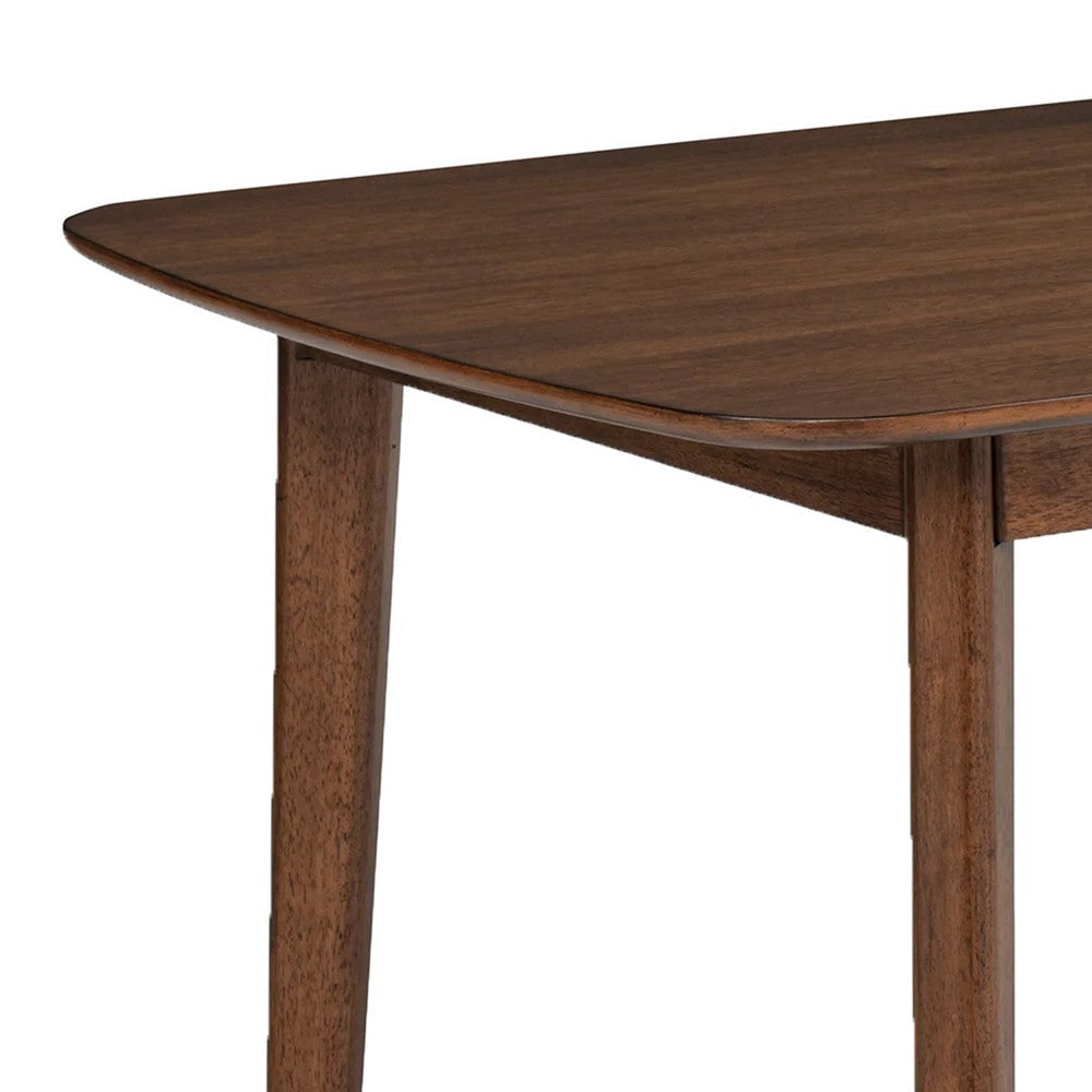 Lexy Rectangular Dining Table | Angled Legs | Walnut Solid Wood | 71’’ BM339257