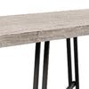 Toty Rectangular Dining Table | Pedestal Base | Black Rubberwood 84" Top