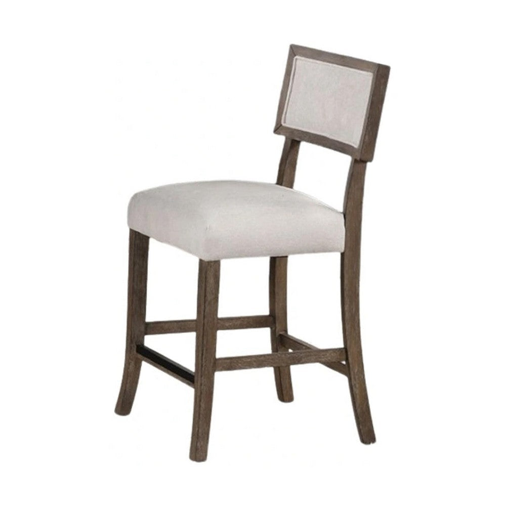 Asten Side Dining Chair Set of 2 | Curved Back | Dark Walnut Brown | Gray Seat BM339267