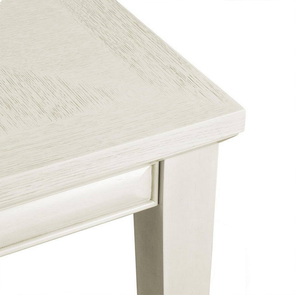 Witzy Dining Table | White Oak Solid Poplar Wood | 90’’ Rectangular BM339271