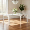 Witzy Dining Table | White Oak Solid Poplar Wood | 90" Rectangular