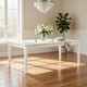 Witzy Dining Table | White Oak Solid Poplar Wood | 90" Rectangular