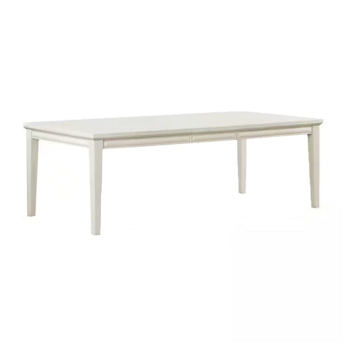 Witzy Dining Table | White Oak Solid Poplar Wood | 90" Rectangular
