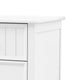 Toli Nightstand 2 Drawers w Round Knobs | White Solid Hardwood | 24’’ BM339277