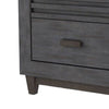 Biom Nightstand | 2 Drawers | Charcoal Brown Solid Hardwood | 24’’ BM339280