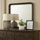 Osko 42’’ Dresser Mirror | Rounded Edges | Black Poplar Wood BM339292