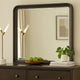 Osko 42’’ Dresser Mirror | Rounded Edges | Black Poplar Wood BM339292