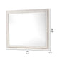 Loji 48’’ Dresser Mirror | Weathered Gray Frame | Solid Rubberwood BM339294