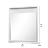 Broy 40’’ Dresser Mirror | Champagne Gray Wood | Rounded Edges BM339299