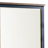 Tela 36’’ Dresser Mirror | Blue Pinewood Frame | Dark Brown Top BM339303