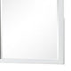 Tela Dresser Mirror | White Pinewood Frame | Dark Brown Top | 36’’ BM339306