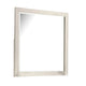 Hyao Dresser Mirror | White Wash Veneer | 38’’ Square Frame BM339310