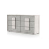 Nomi Wide Dresser | 6 Drawers and Melamine Top | Stone Gray Front BM339313
