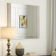 Nomi Dresser Mirror | 44’’ White Wash Rectangular Wood Frame BM339314