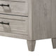 Miot Wide Dresser | 6 Drawers w Metal Handles | White Wash Wood BM339317