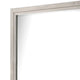 Miot Dresser Mirror | 39’’ Square Wood Frame | White Wash BM339318