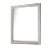 Miot Dresser Mirror | 39’’ Square Wood Frame | White Wash BM339318