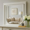Dima Dresser Mirror | 38’’ | White Rubberwood | Embossed Panels w LED BM339322