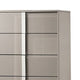 Suni Tall Dresser Chest | Light Taupe Wood with UV Finish | 5 Drawers BM339324