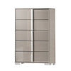 Suni Tall Dresser Chest | Light Taupe Wood with UV Finish | 5 Drawers