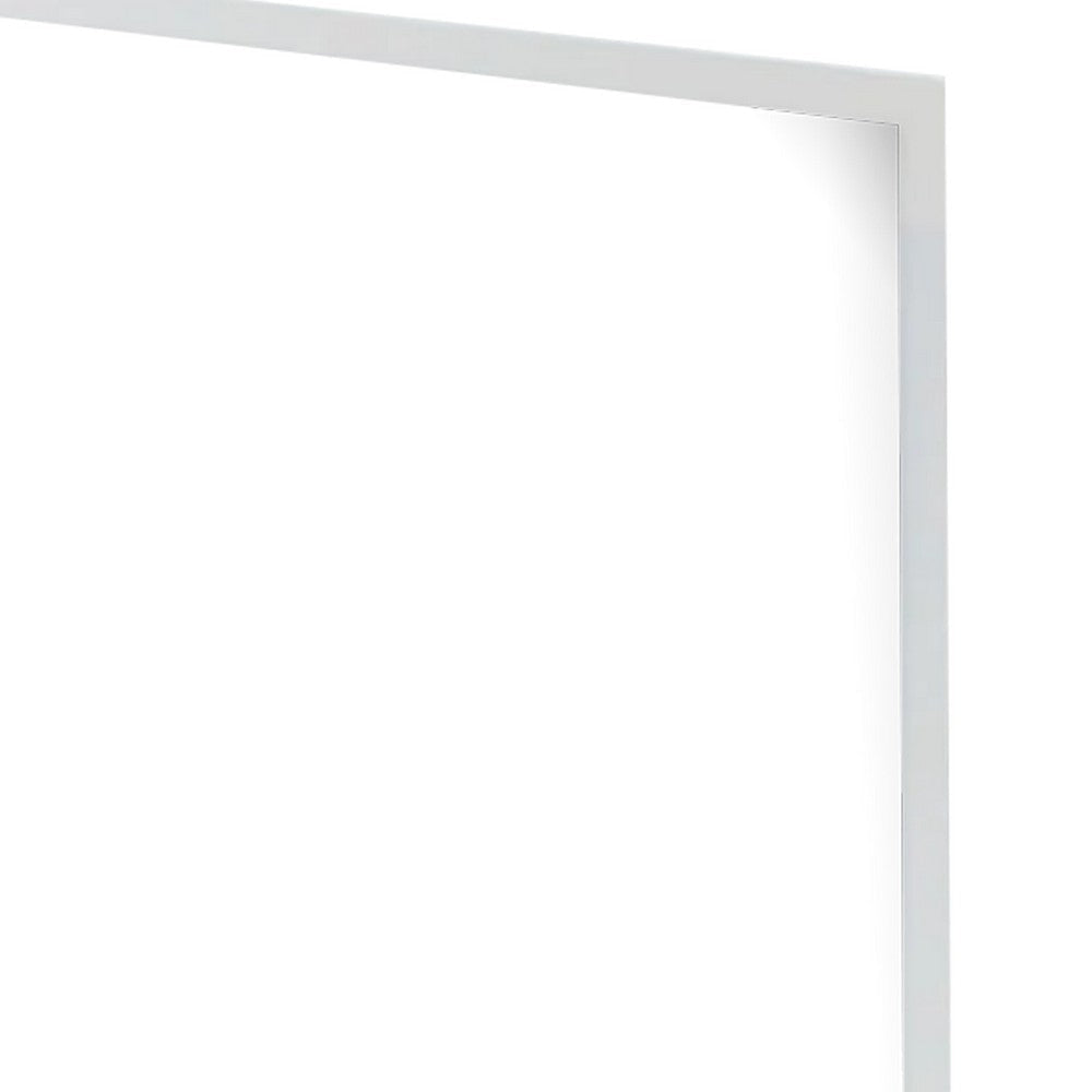 Suni Dresser Mirror | 40’’ | Sleek Light Taupe Wood | Frameless Design BM339326