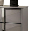 Suni Nightstand | Light Taupe Wood with UV Finish | 2 Drawers | 24’’ BM339327