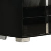 Suni Wide Dresser | Piano Black Wood with UV Finish | 6 Drawers BM339329