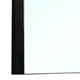 Suni Dresser Mirror | 40’’ | Sleek Piano Black Wood | Frameless Design BM339330