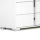 Suni Wide Dresser | Glossy White Wood with UV Finish | 6 Drawers BM339333