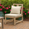 Beli Outdoor Side Chair Set of 2 | Washable Beige Covers | Natural Brown