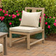 Beli Outdoor Side Chair Set of 2 | Washable Beige Covers | Natural Brown