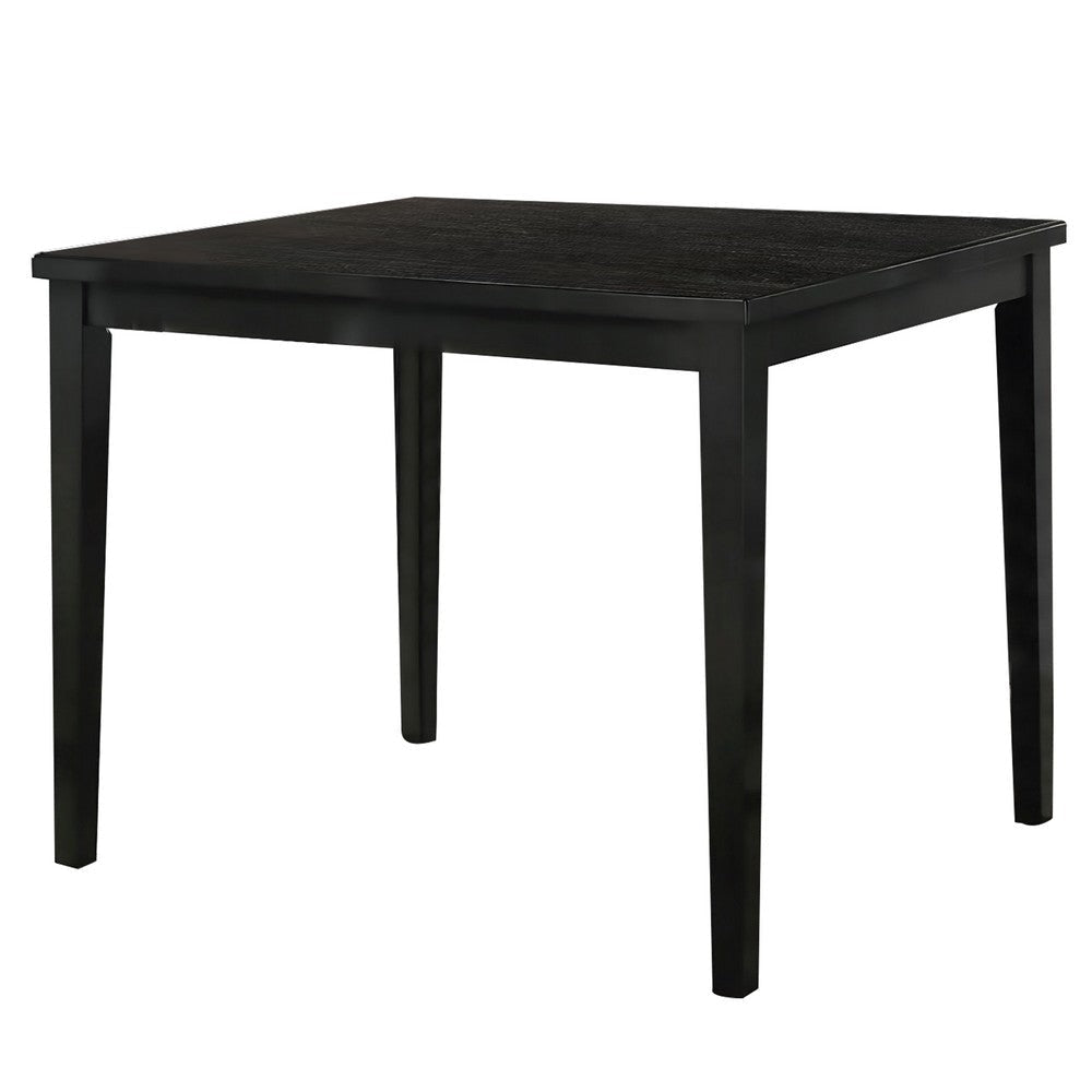 Heni Counter Height Table | 48" Rectangular Top | Dark Walnut Brown