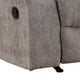 Cem Manual Reclining Chair | Pillow Tufted | Mocha Gray Chenille BM339354