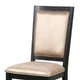 Yada Side Dining Chair Set of 2 | Slatted Back | Espresso Brown BM339360