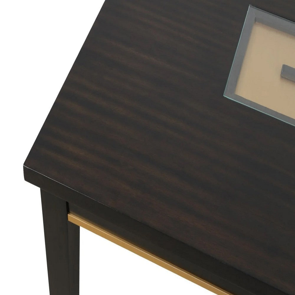 Yada Dining Table | Espresso Brown Rectangular 72’’ Top BM339362