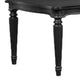 Hixe Dining Table | Black Wood | Turned Legs | Rectangular 84’’ Top BM339366