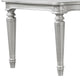 Hixe Dining Table | Silver Wood | Turned Legs | Rectangular 84" Top