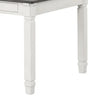 Dola Dining Table | Rustic White | Gray Wood | Rectangular 72" Top