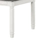 Dola Dining Table | Rustic White | Gray Wood | Rectangular 72" Top
