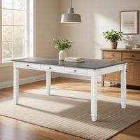 Rustic White, Gray