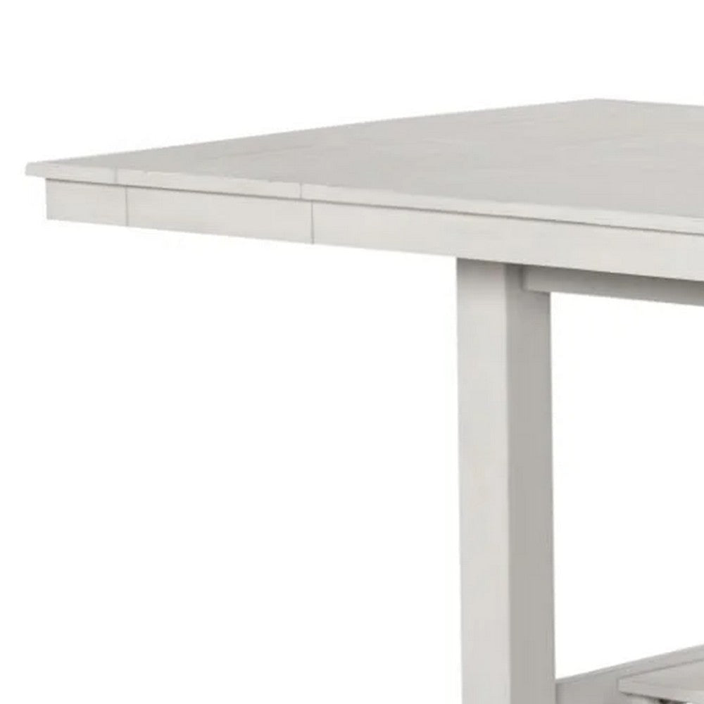 Rone Extendable Dining Table | White Oak Wood | 60-84’’ Plank Top BM339375